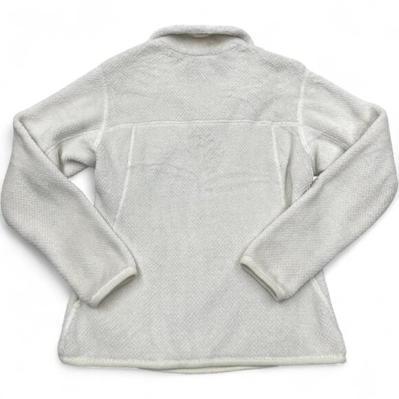 Patagonia White Fleece Pullover Polartec Sweater Jacket Women's Small - Picture 8 of 9